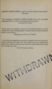 Ursula K. Le Guin (another dup plz fix): Always coming home (1986, Bantam Books)
