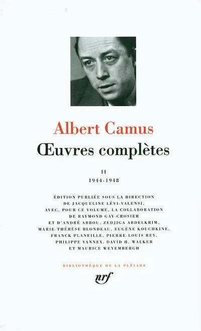 Albert Camus: Œuvres complètes (French language, 2006, Éditions Gallimard)